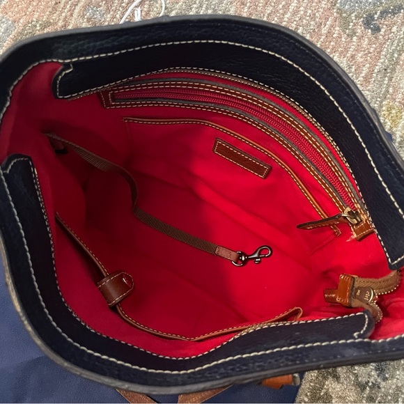 Dooney & Bourke Leather Tote - Picture 2 of 7
